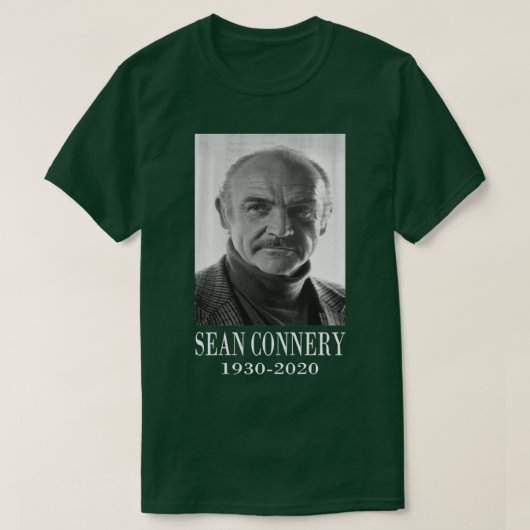 Sean Connery Bond Grappige Cadeaus T-shirt (Design voorkant)