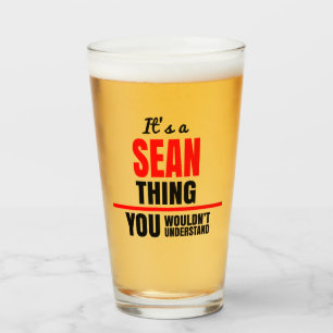 Sean ding dat je niet zou begrijpen glas