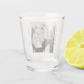 Sean en Shannon Shot Glass Glas (Achterkant)