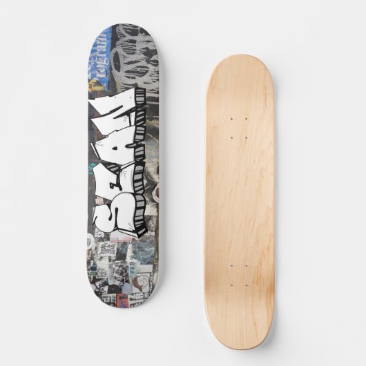 Sean Graffiti Custom Personalized Cool Skateboard (Voorkant)