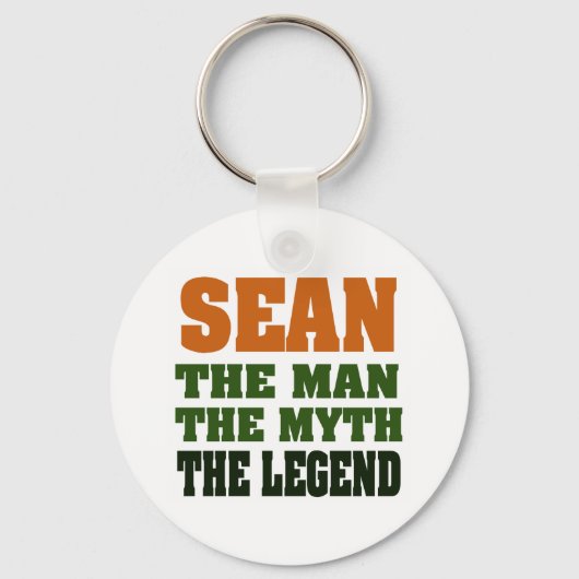 SEAN - het Man, de mythe, de Legende Sleutelhanger (Voorkant)