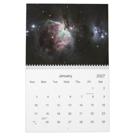 Sean Parker's Astro-agenda van 2013 Kalender (Jan 2027)