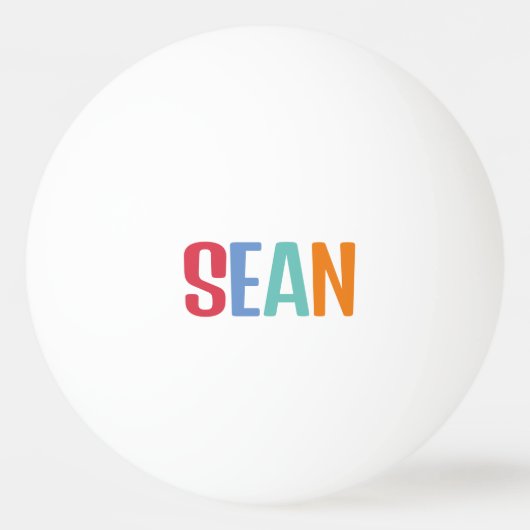 Sean Pingpongbal (Voorkant)