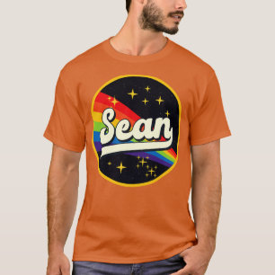 Sean Rainbow in ruimte stijl T-shirt