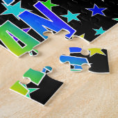 "SEAN" Voornaam, geun "HAPPY BIRTHDAY" Legpuzzel (Zijkant)