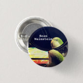 Sean Wainsteim ontmoet Georgie de Parrot Ronde Button 3,2 Cm (Voorkant /achterkant)