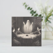 Seance met Ghost verschijnen Antiek illustratie Kaart (Staand voorkant)
