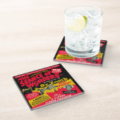 Seance of Wonders Spook Show Glazen Onderzetter (Schuin)