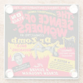 Seance of Wonders Spook Show Glazen Onderzetter (Achterkant)