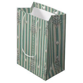 Seaoam Gestreepte Kristal Bomen Medium Cadeauzakje