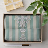 Seaoam Gestreepte Kristal Bomen Tissuepapier (Geschenk)