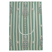 Seaoam Striped Crystal Trees Medium Cadeauzakje (Achterkant)