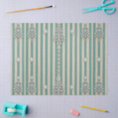 Seaoam Striped Crystal Trees Tissuepapier (Craft)