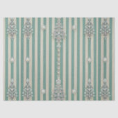 Seaoam Striped Crystal Trees Tissuepapier (Voorkant)