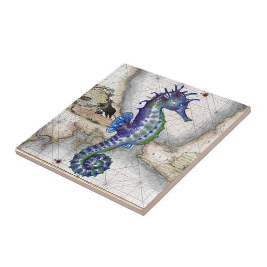 Seapaard Map II Tegeltje (Zijkant)