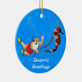 Seapaard Ornament (blauw) (Rechts)