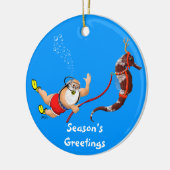 Seapaard Ornament (blauw) (Links)