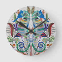 Seapaarden Acrylwandklok