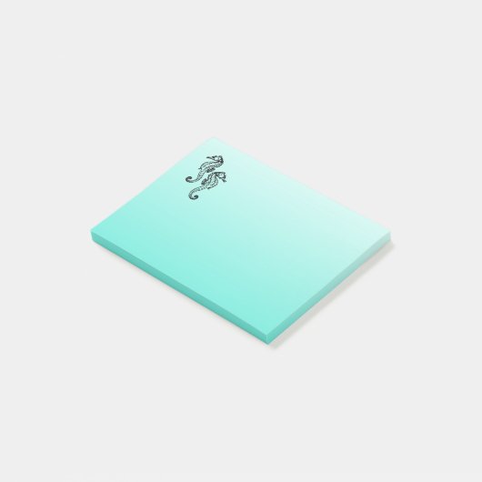 Seapaarden Aqua Post-it® Notes (Schuin)