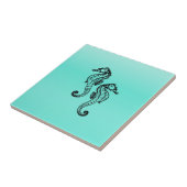 Seapaarden Aqua Tegeltje (Zijkant)
