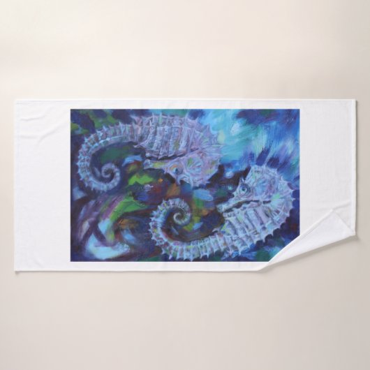 Seapaarden Bath Towel Badhanddoek (Badhanddoek)