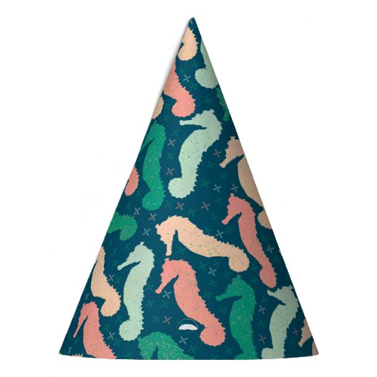 Seapaarden Blue Feesthoedjes (Links)