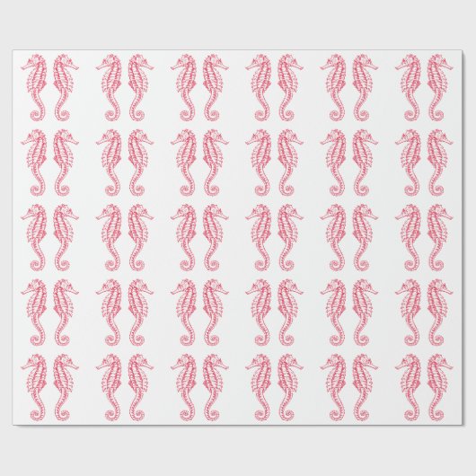 Seapaarden Cadeaupapier (Vlak)