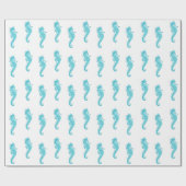 Seapaarden Cadeaupapier (Vlak)