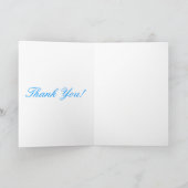 Seapaarden Cartoon "Bedankt" Bedankkaart (Binnen)