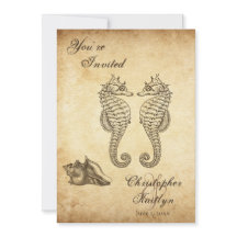  Seapaarden en Conch Shell Beach Wedding