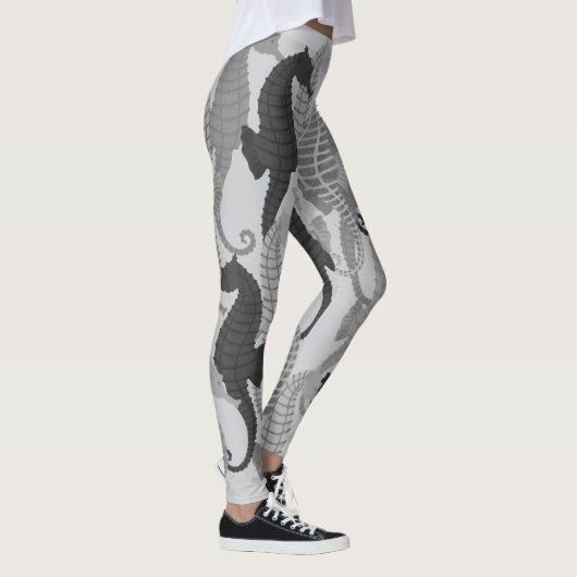 Seapaarden in de grijze schaduw - Leggings (Rechts)