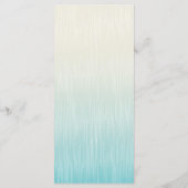 Seapaarden in Love Wedding Ceremony Programme Programmakaart (Achterkant)