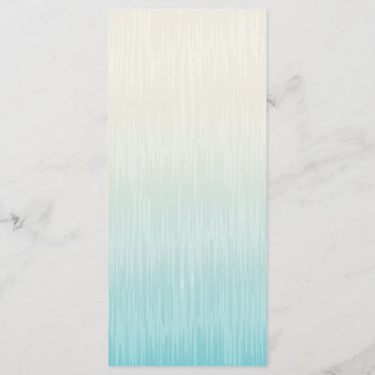 Seapaarden in Love Wedding Ceremony Programme Programmakaart (Achterkant)