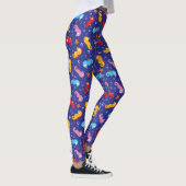 Seapaarden Naadloos patroonpatroon Leggings (Rechts)