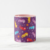 Seapaarden Naadloos patroonpatroon Mok (Midden)