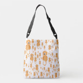 Seapaarden Patroon Crossbody Tas (Achterkant)