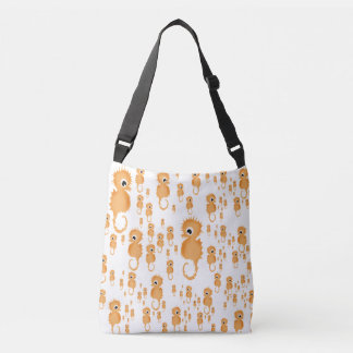 Seapaarden Patroon Crossbody Tas