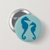 Seapaarden Pin Ronde Button 5,7 Cm (Voorkant /achterkant)