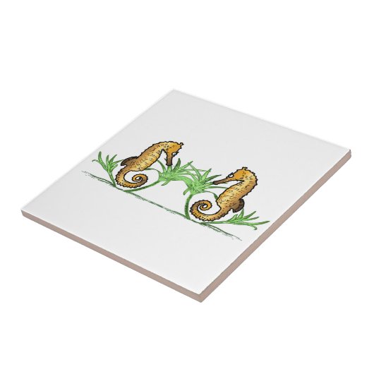 Seapaarden Tegeltje (Zijkant)