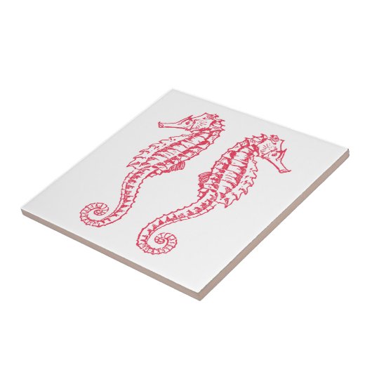 Seapaarden Tegeltje (Zijkant)