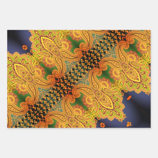 Seapaarden, Woodbury en Cardiff Sampler Inpakpapier Vel (Voorkant 3)