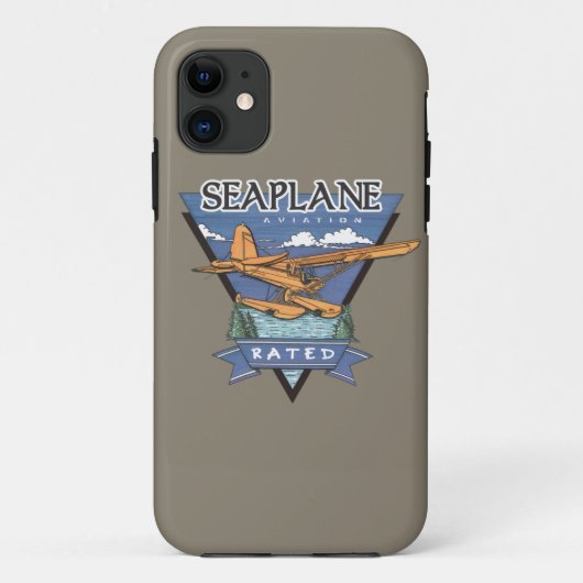 Seaplane Aviation Rated Case-Mate iPhone Case (Achterkant)