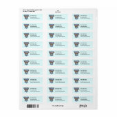 Seaplane Aviation Rated Etiket (Full Sheet)