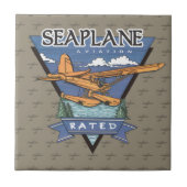 Seaplane Aviation Rated Tegeltje (Voorkant)