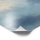 Seaplane in de hemel foto afdruk (Hoek)