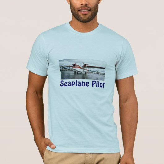 Seaplane Pilot T-shirt (Voorkant)