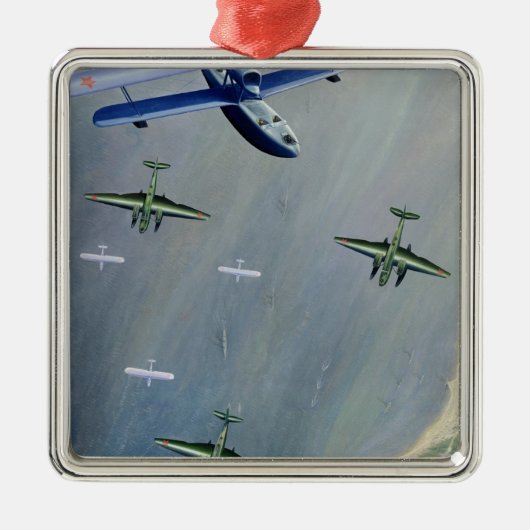 Seaplanes, 1933 metalen ornament (Voorkant)