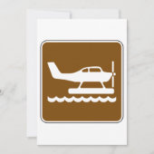 Seaplanes Sign Kaart (Voorkant)