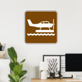 Seaplanes Sign Poster (Thuiskantoor)
