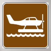 Seaplanes Sign Poster (Voorkant)